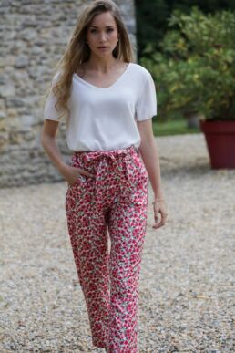 Fuchsia tailor pants