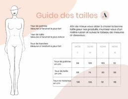SILHOUETTE GUIDE TAILLE
